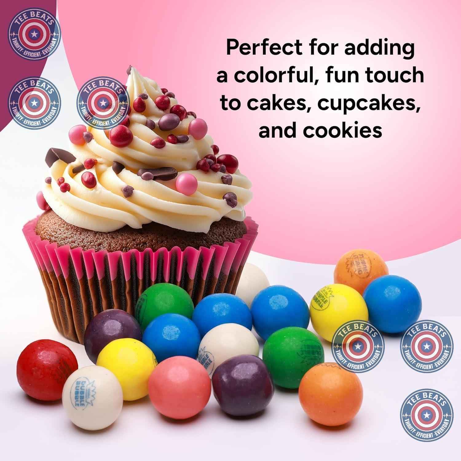MiniMax 1 Inch Colorful Gumballs Fun Gift for Women and Moms Hosting Baby Showers and Themed Events