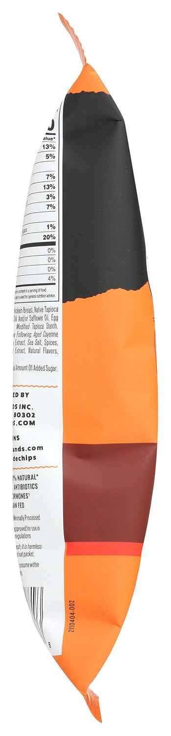 Wilde Snacks Chips Protein Buffalo 4oz – Durable Snack Bag for Hiking, Camping, and Trail Fuel