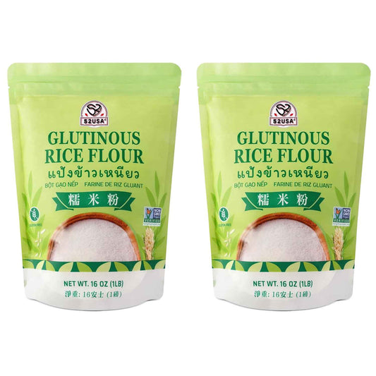 52USA Glutinous Rice Flour – Pretty Pantry Flour for Styled Open Shelving Kitchens