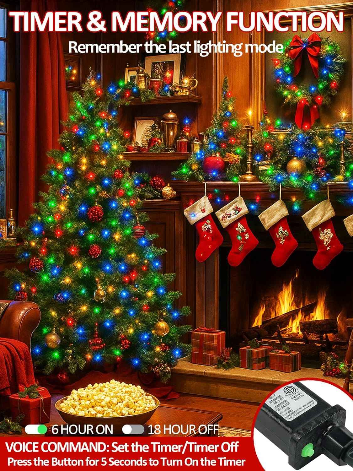 Cici Voice Controlled Christmas Lights – Thoughtful Housewarming Gift for Tech Lovers, No App Required