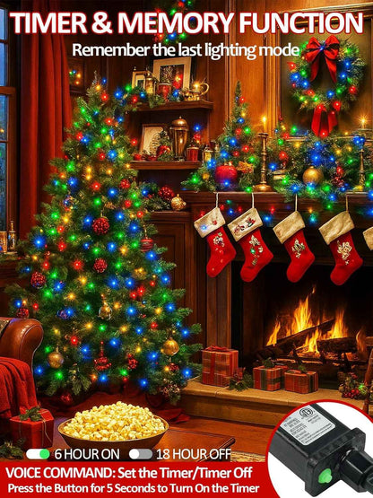 Cici Voice Controlled Christmas Lights – Thoughtful Housewarming Gift for Tech Lovers, No App Required