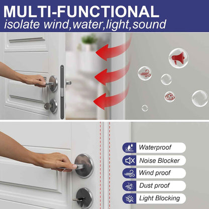 Nisorlin Weather Stripping Door Seal Strip – Clean-Line Window Sealer for Uncluttered, Intentional Spaces