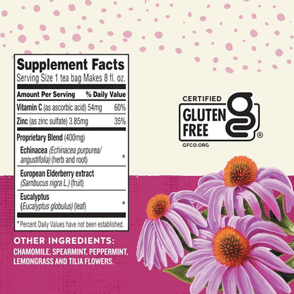 Celestial Seasonings Sleepytime Echinacea Tea – Plastic Free, Recycled Paperbox Minimalist Pantry Staple