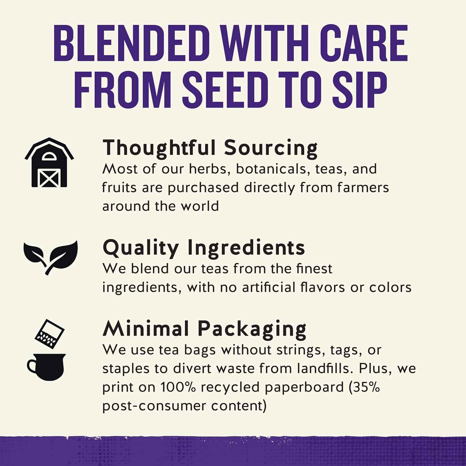 Celestial Seasonings Sleepytime Immune Herbal Tea – Simple, Stringless Tea Bags for Less Waste Living