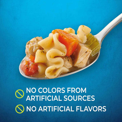 Progresso Protein Mediterranean-Style Meatball and Chicken Soup, Zero-Prep Desk Lunch for Busy Office Professionals, 18.5 oz Pull-Top Can