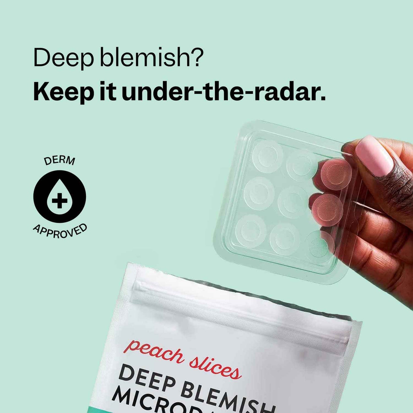 Peach Slices Deep Blemish Microdarts Patch – Wellness-Inspired Blemish Care for Your Wind-Down Skincare Moment