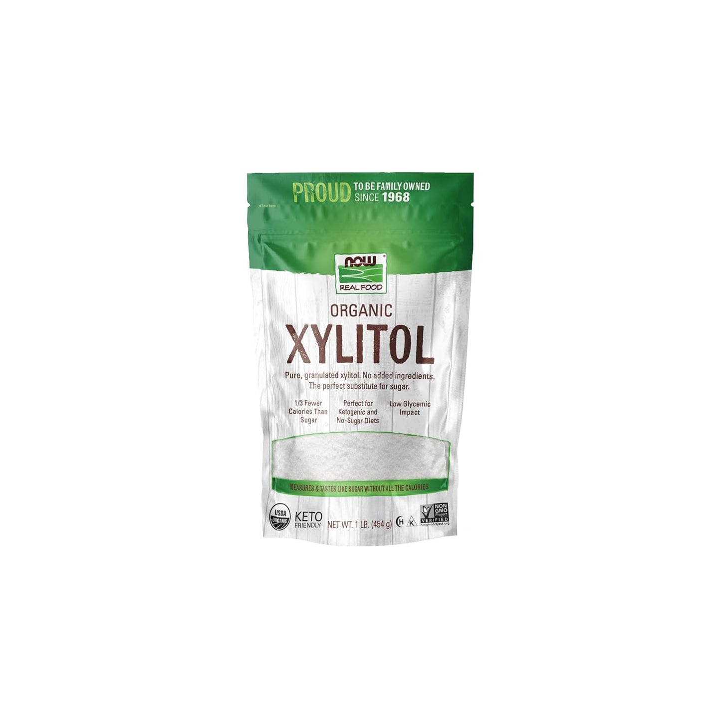 pure xylitol with zero added ingredients or fillers