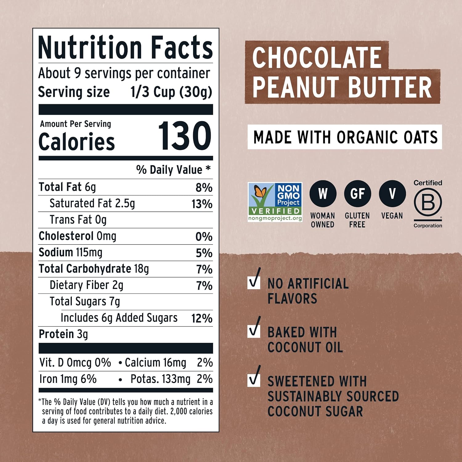 Purely Elizabeth Chocolate Peanut Butter Ancient Grain Granola – School Lunchbox Treat for Picky Eaters