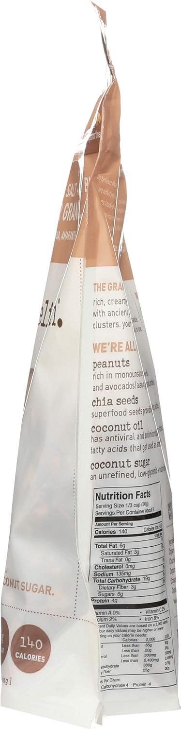 Purely Elizabeth Chocolate Peanut Butter Ancient Grain Granola – School Lunchbox Treat for Picky Eaters