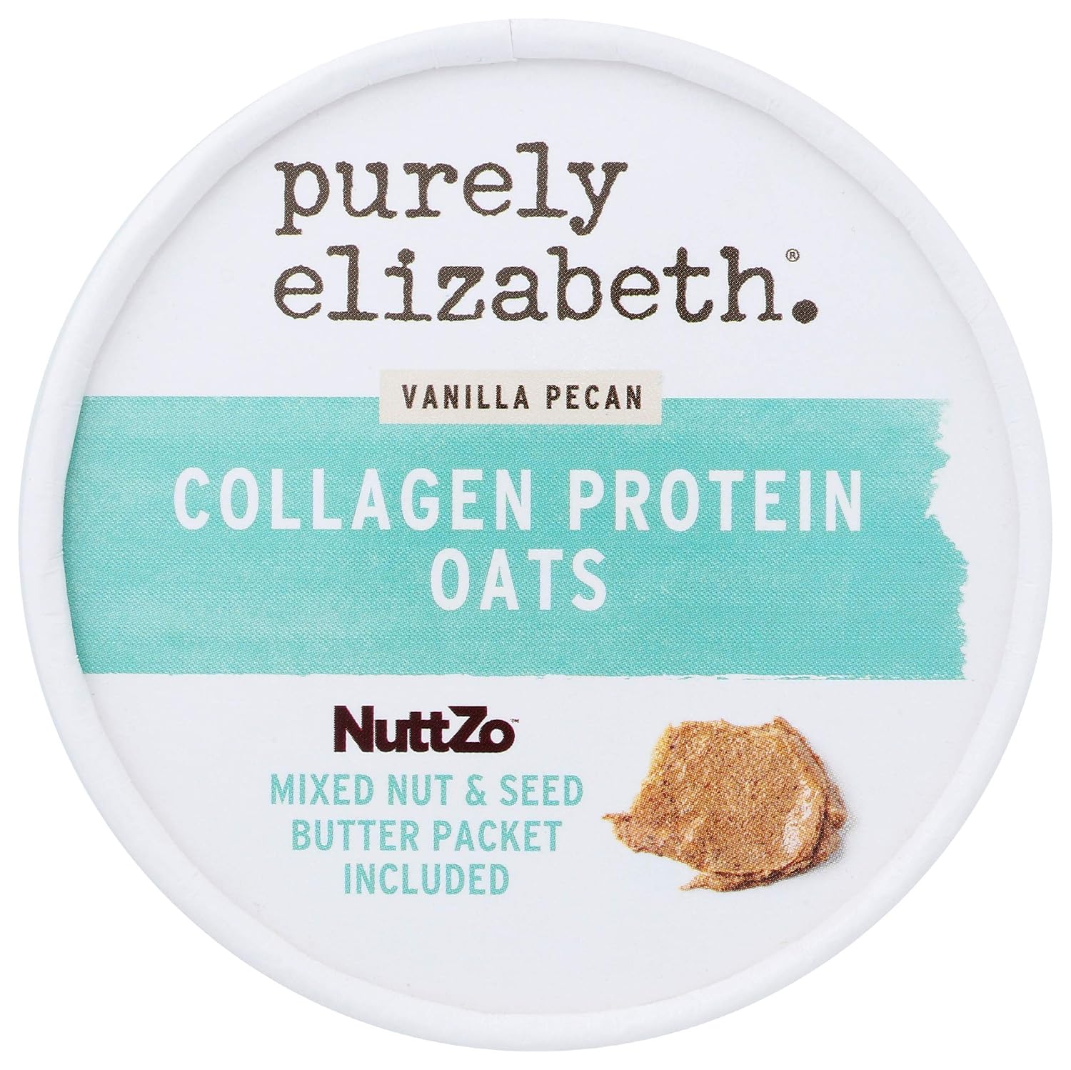 purely elizabeth Collagen Oatmeal Vanilla Pecan – Quick Desk Breakfast for Busy Workdays