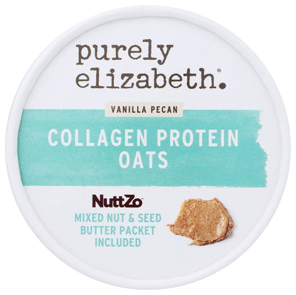 purely elizabeth Collagen Oatmeal Vanilla Pecan – Quick Desk Breakfast for Busy Workdays