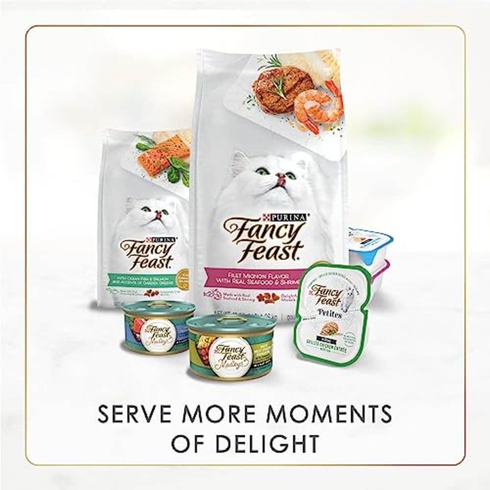 Purina Fancy Feast Gravy Lovers Canned Cat Food – No Artificial Colors or Preservatives for Child-Friendly Pet Feeding Areas