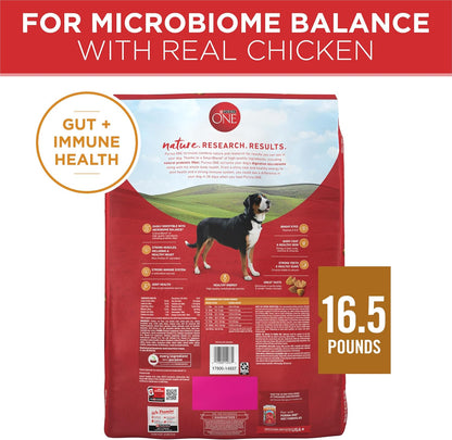 Purina ONE SmartBlend Adult Dog Food – Sturdy Resealable Bag for Outdoor Feeding at the Lake House or Patio