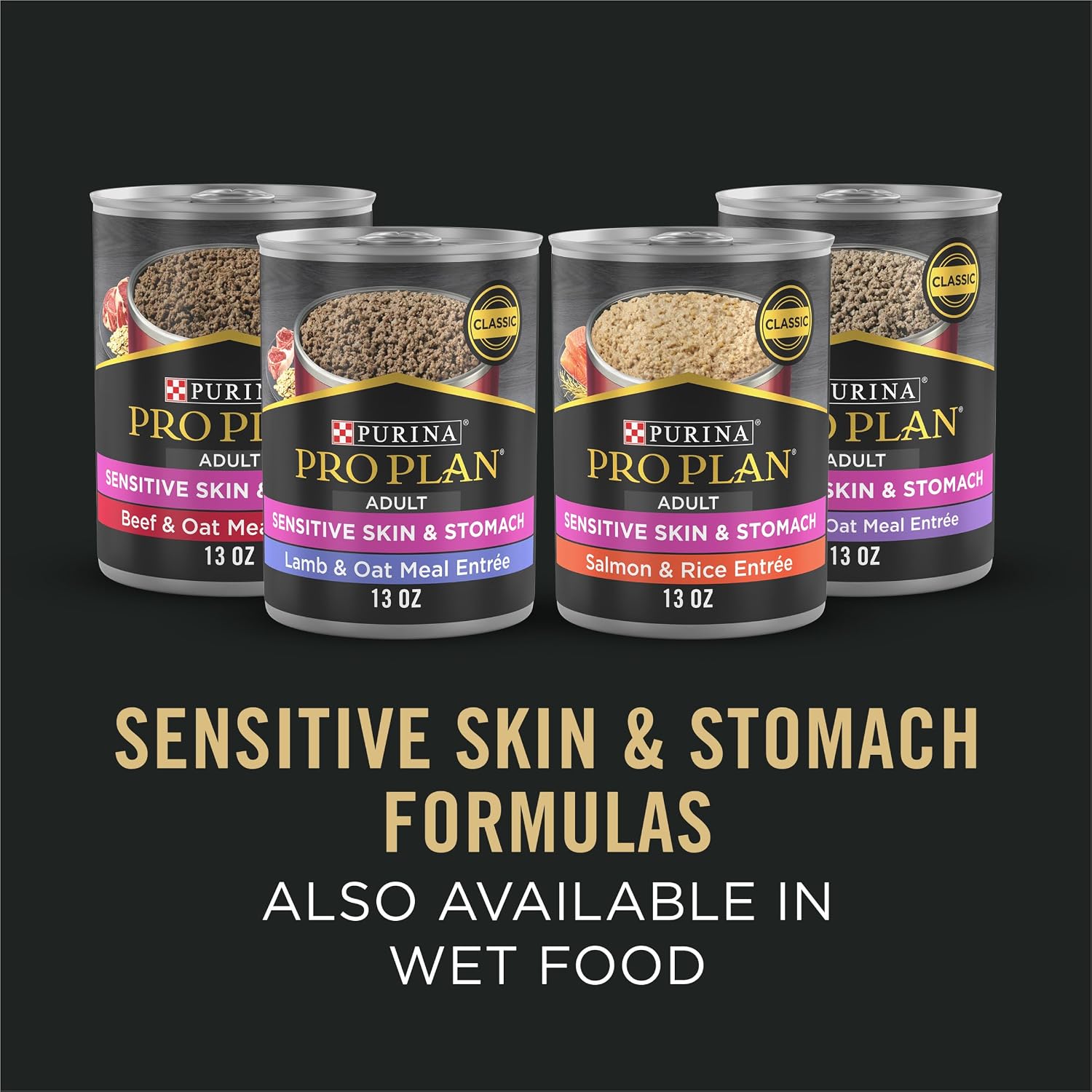Purina Pro Plan Sensitive Skin and Stomach Dog Food Dry – Vet-Recommended Salmon & Rice for Sensitive Adult Dogs