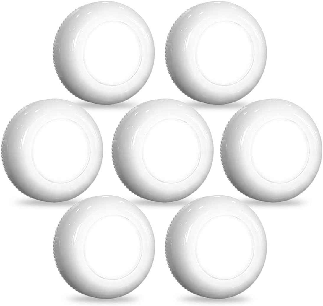 LUXMOM Tap Light Push Lights – Compact 2.7 Inch Puck Light for Clean Under Cabinet Look, No Visible Wiring