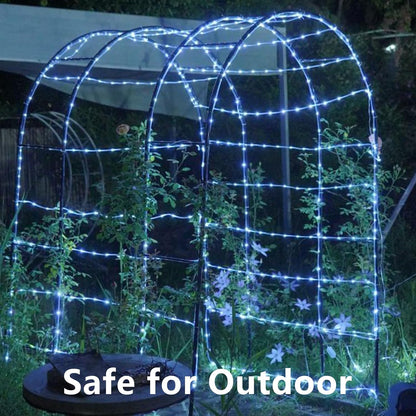 QITONG Solar Rope Lights – 66ft Cozy Bedroom and Living Room Decor Ambient Lighting, 8 Modes