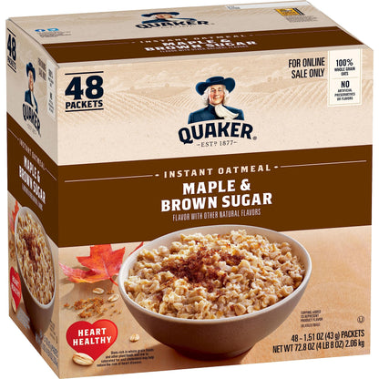 Quaker Immunity Instant Oatmeal – Nursery Rushed Morning Family Variety Pack, Fortified with Vitamin D and Zinc for Growing Kids