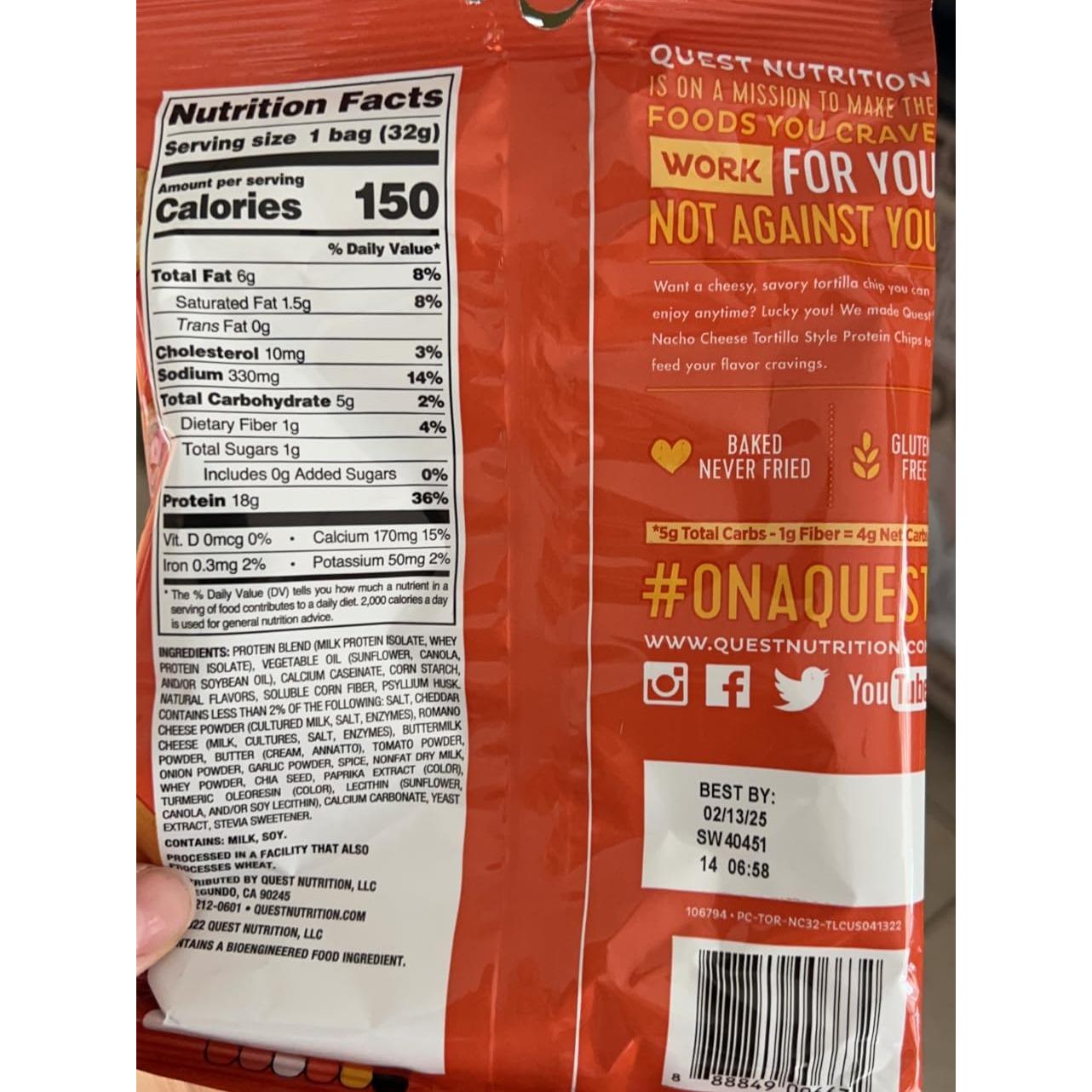 Quest Nutrition Chili Lime Tortilla Style Protein Chips – 12 Count Gift Box for Gym Lovers and Macro Trackers