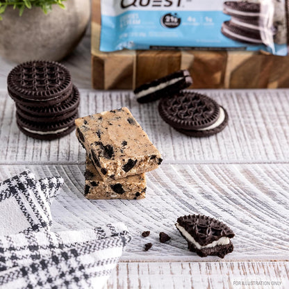 Quest Nutrition Cookies & Cream Protein Bar – Desk Drawer Snack to Power Through Afternoon Slumps