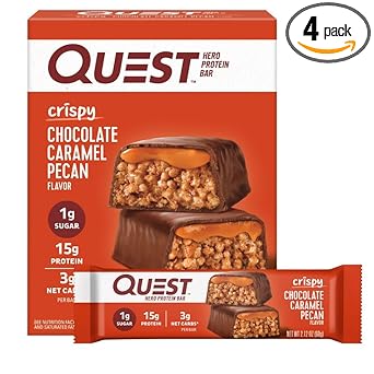 Quest Nutrition Cookies & Cream Protein Bar – Pre-Meeting Energy Boost for Busy Professionals Tracking Macros, 1g Sugar