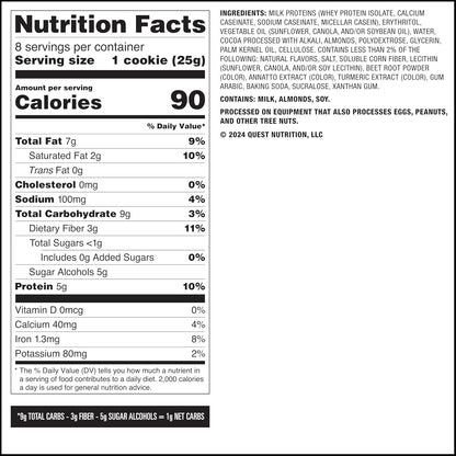 Quest Nutrition Frosted Protein Cookies – Thoughtful Housewarming Gift for the Keto Friend, Gluten-Free Frosted Cookie Tin
