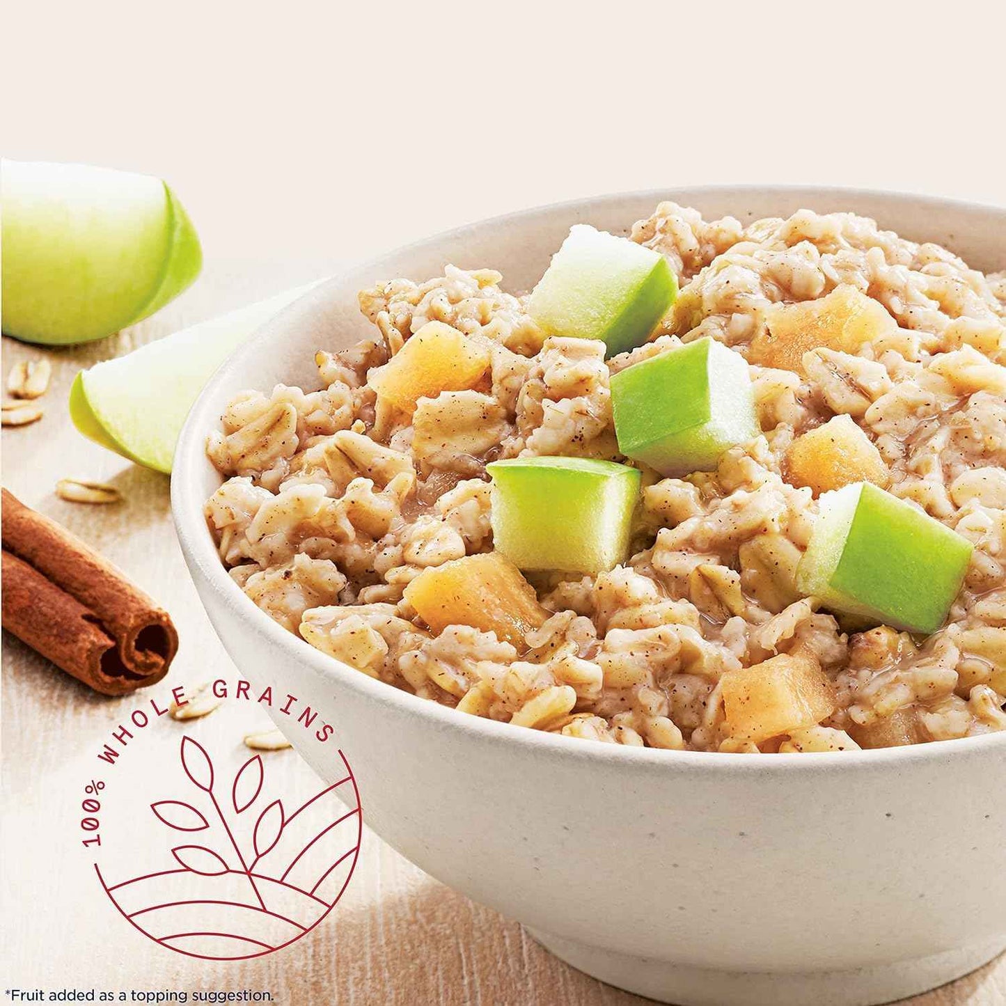 Quaker Protein Instant Oatmeal Apple Cinnamon – Quick Office Breakfast to Power Focused Work Mornings