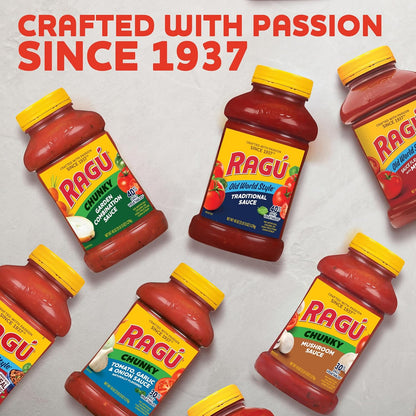 Ragu Old World Style Traditional Sauce, Made with Olive Oil, Family-Friendly Pasta Sauce for Kid-Approved Dinners, 45 oz