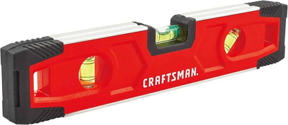 CRAFTSMAN 9 in. Magnetic Torpedo Level – All-Weather Hand Tool for Exterior Construction and Patio Builds