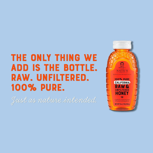 raw and unfiltered to retain natural pollen and beneficial compounds