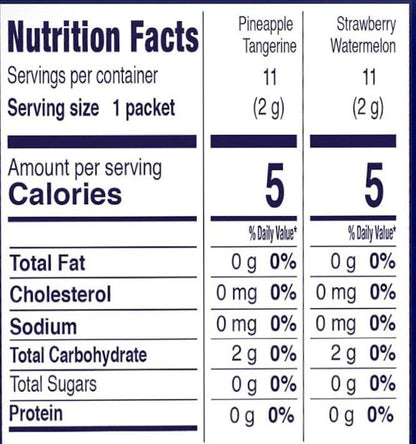 re-sealable outer bag protects the 44 individual packets