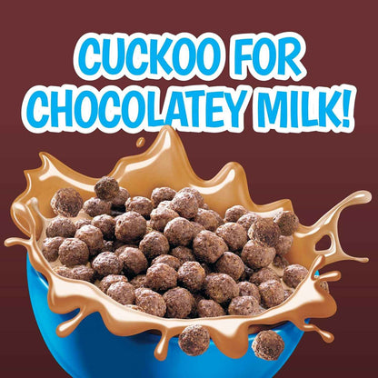 Quick Breakfast Cocoa Puffs Cereal, Made with Whole Grain for On-the-Go Families, Mega Size, 25.8 oz