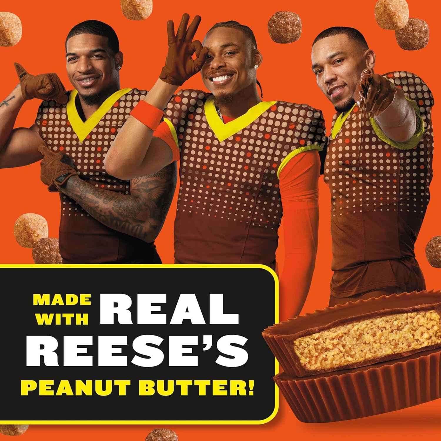 REESE'S PUFFS Chocolatey Peanut Butter Cereal – Nostalgic Gift Basket Pick for Chocolate Peanut Butter Lovers