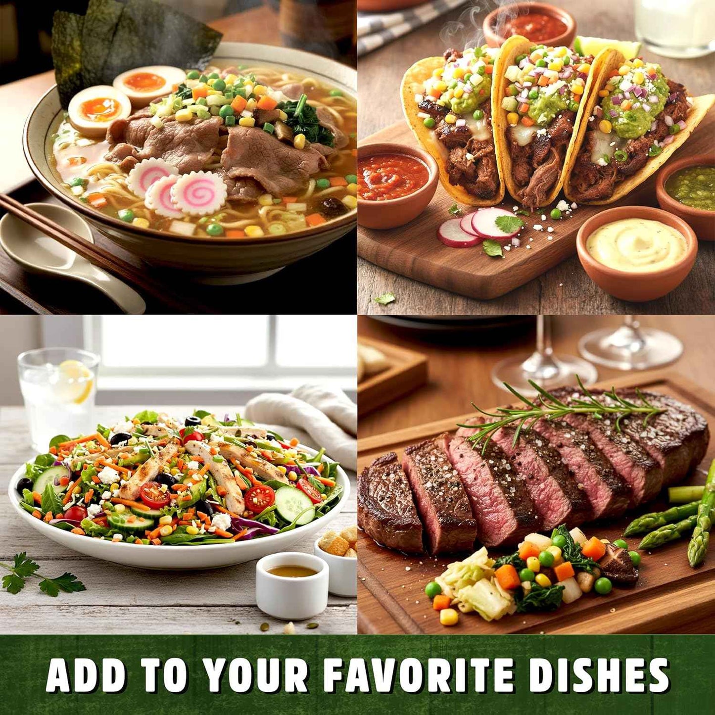 VeggieRush Seven-Vegetable Blend – Zero-Prep Lunch Add-In for Home Office Pantry