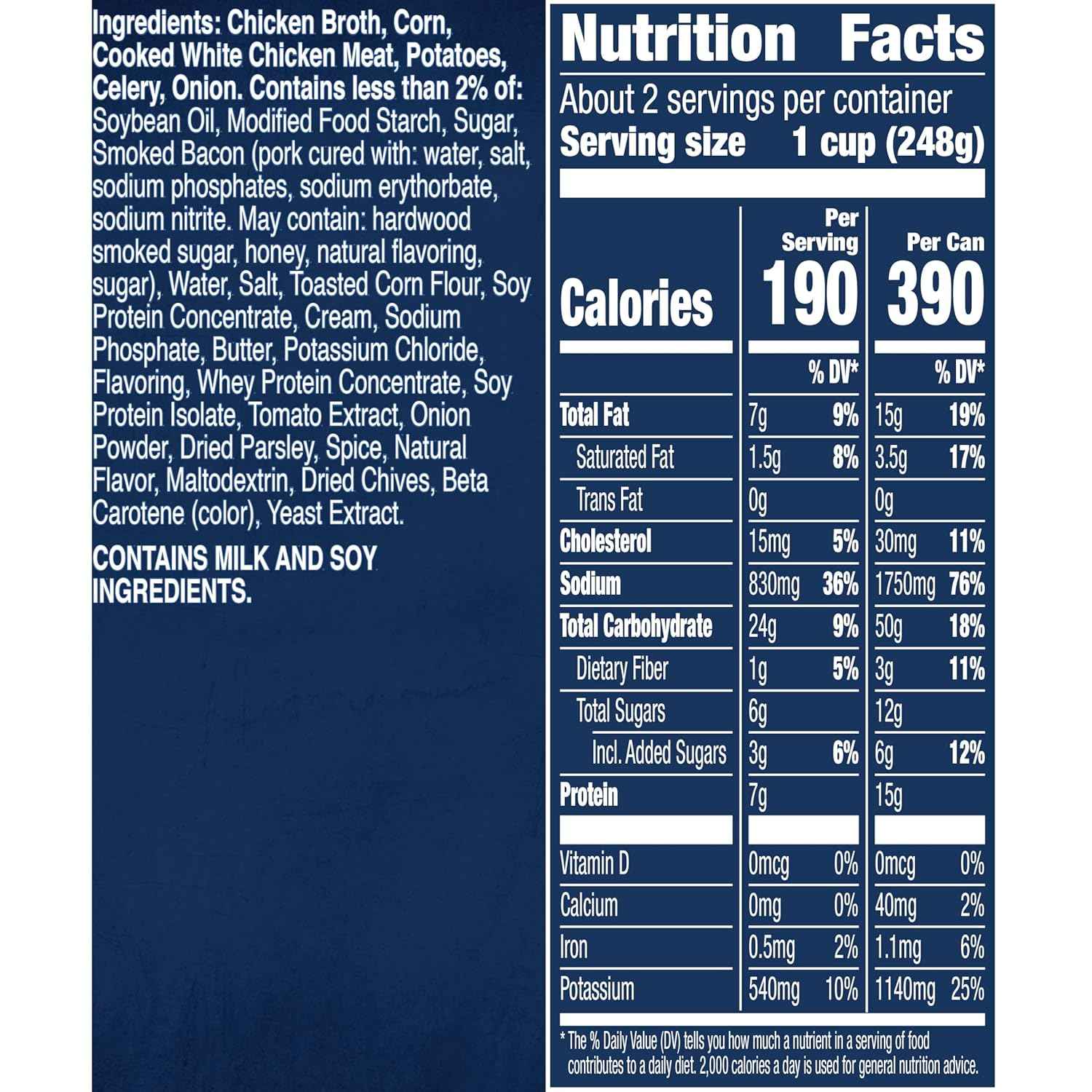 Progresso Gluten Free Chicken Corn Chowder — Wholesome Pantry Meal for Clean-Eating Households, 190 Calories per Serving, 18.5 oz