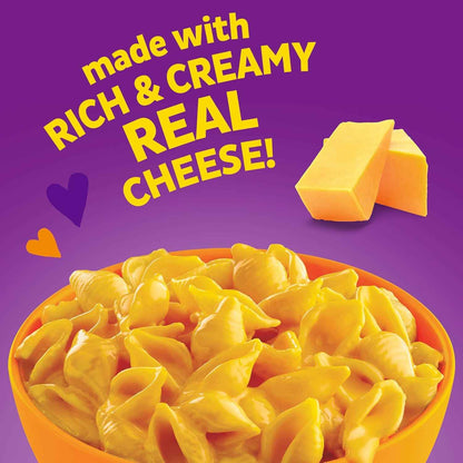 Annie's Homegrown Creamy Deluxe Shells & Aged Cheddar – Easy Stovetop Mac and Cheese for Picky Eaters and After-School Snacks, 11 oz