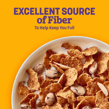 Raisin Nut Bran Cereal – Kid-Friendly High Fiber Breakfast for Family Pantry, Whole Grain Family Cereal