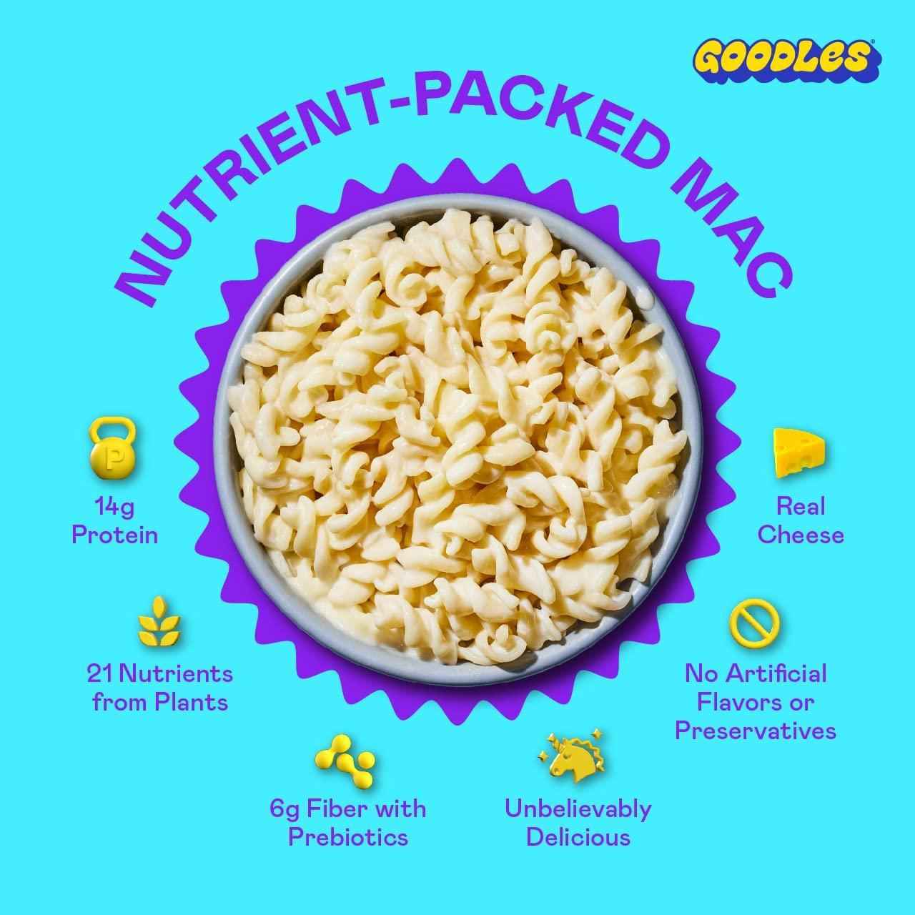 Goodles Twist My Parm Asiago and Parmesan Spirals – Clean Label Certified Mac and Cheese for Ingredient-Conscious Families