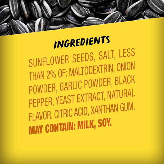 BIGS Sunflower Seeds, Cracked Pepper – 5.35 oz Family Resealable Bag for Game-Night Snacking