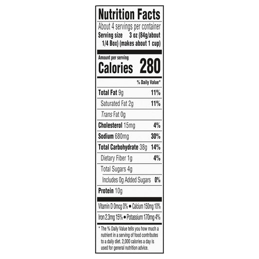 real cheese formulation with no artificial flavors or dyes