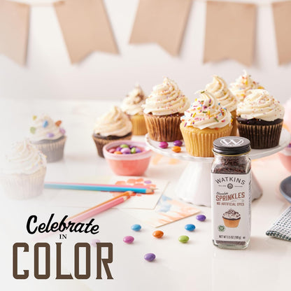 real cocoa and chocolate flavor in the sprinkles