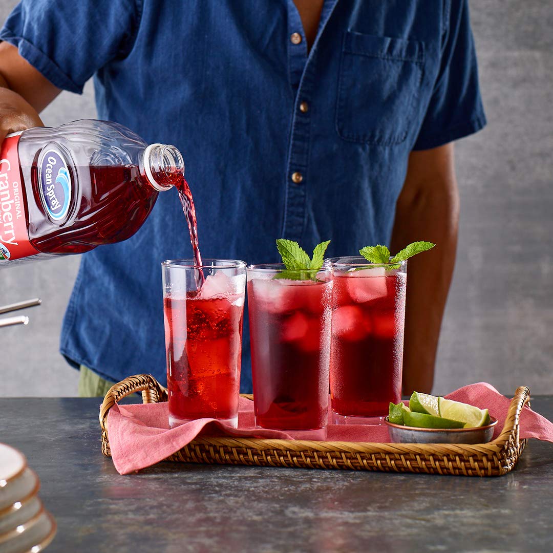 real cranberry and raspberry fruit juice base