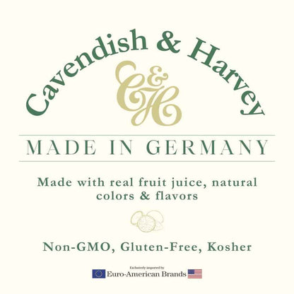 Cavendish & Harvey Sour Lemon Hard Candy Drops – Housewarming Gift for New Neighbors, Premium 5.3 oz Tin