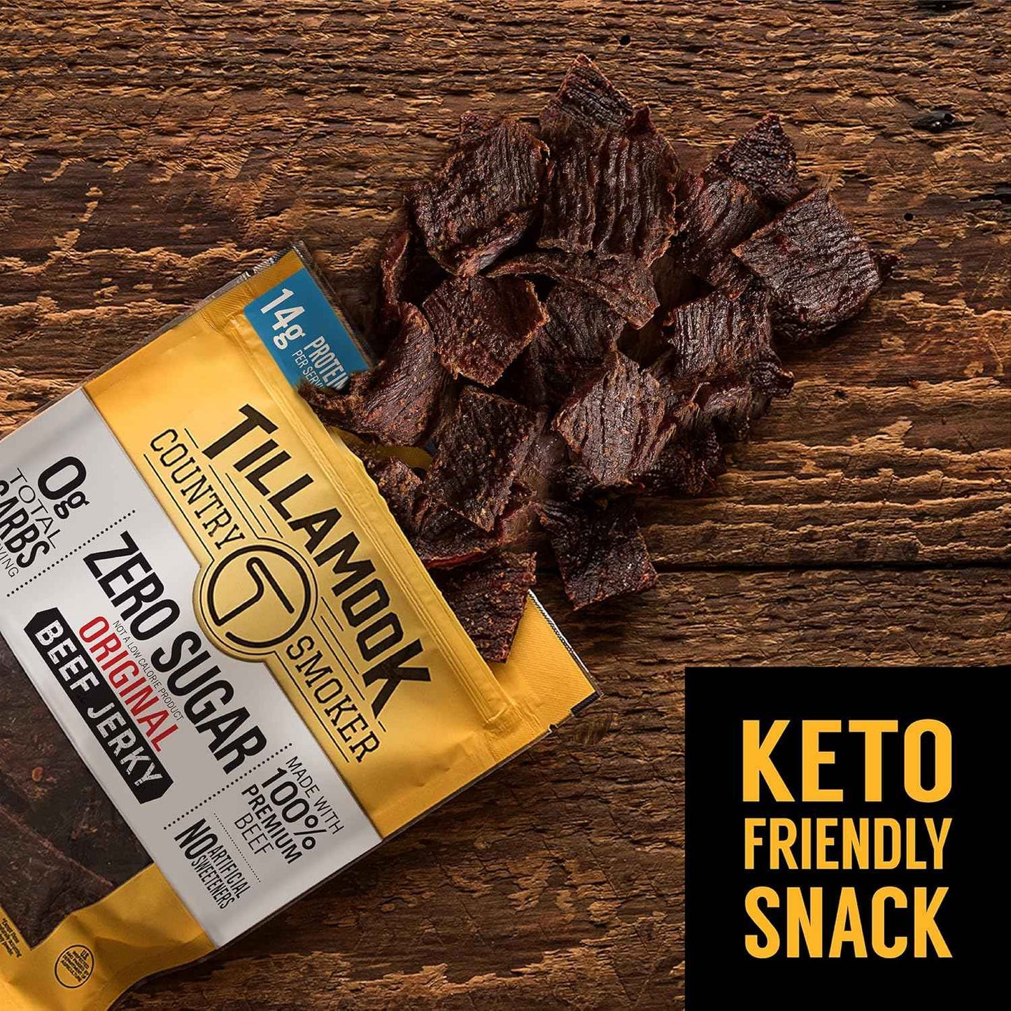 Tillamook Country Smoker Zero Sugar Beef Jerky – Clean-Ingredient Pantry Staple for Intentional Kitchens