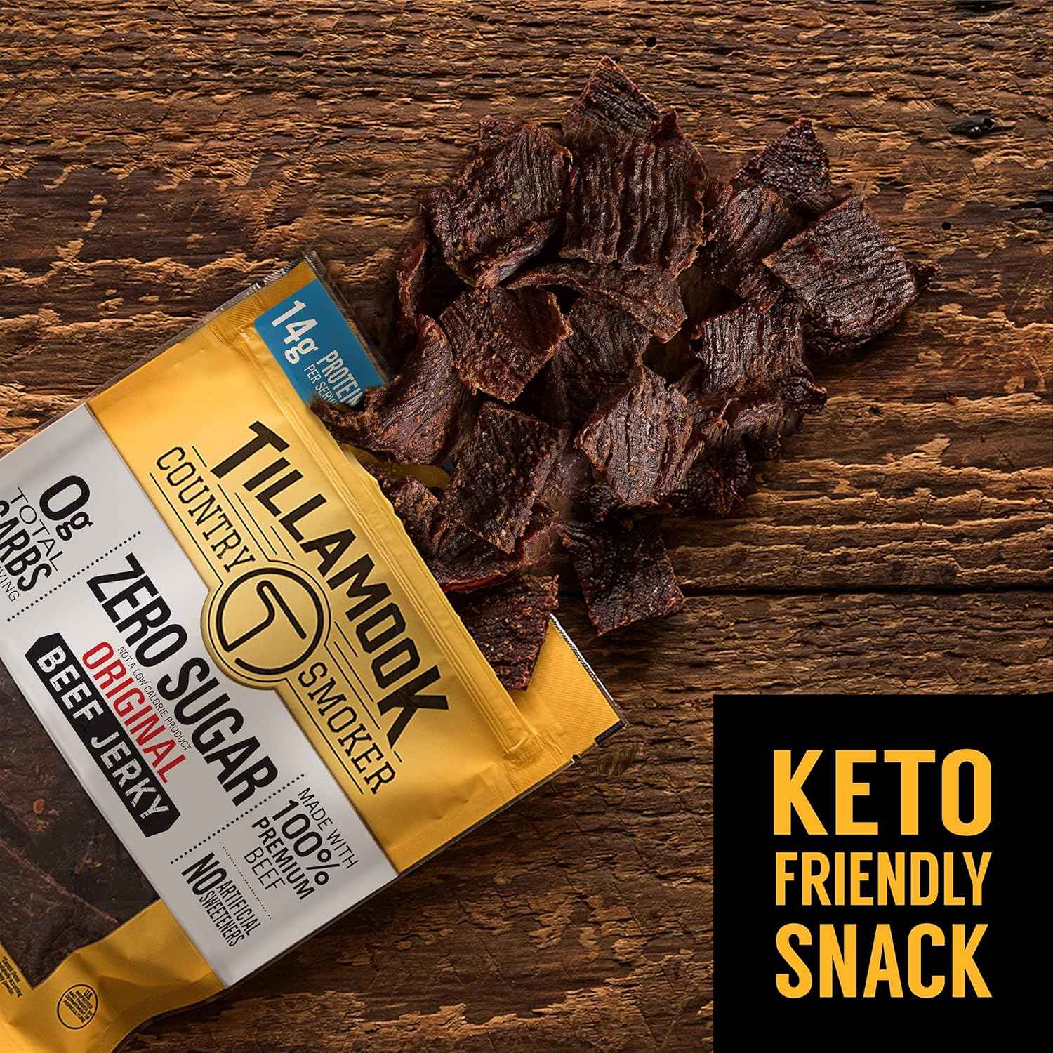 Tillamook Country Smoker Zero Sugar Beef Jerky – Clean-Ingredient Pantry Staple for Intentional Kitchens
