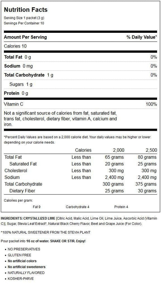 real lime juice and cold-pressed lime oils as primary flavor base