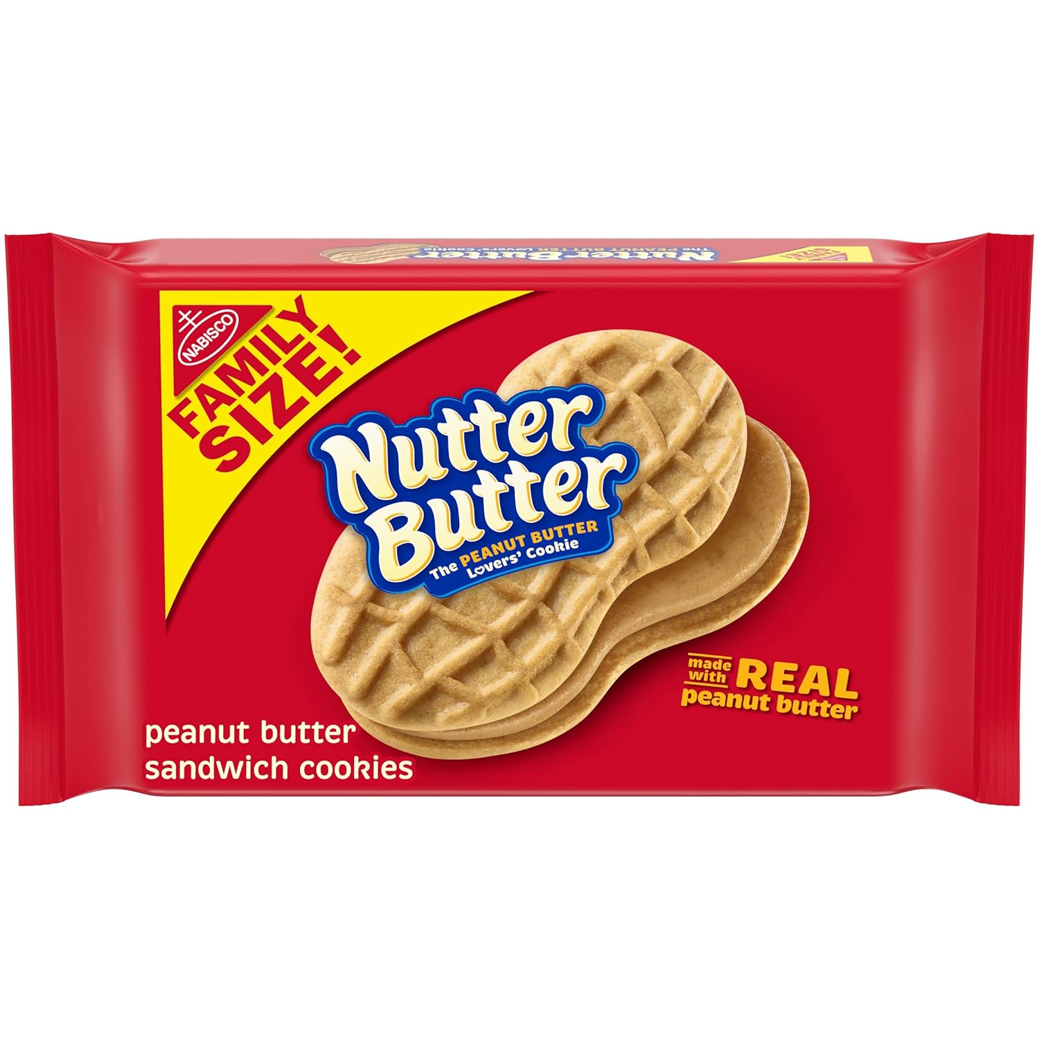 real peanut butter as a primary ingredient