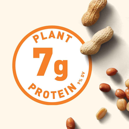 CLIF Nut Butter Bar Peanut Butter – Plant-Based Desk Snack for Wellness Routines, 5-Pack of 1.76 oz Bars