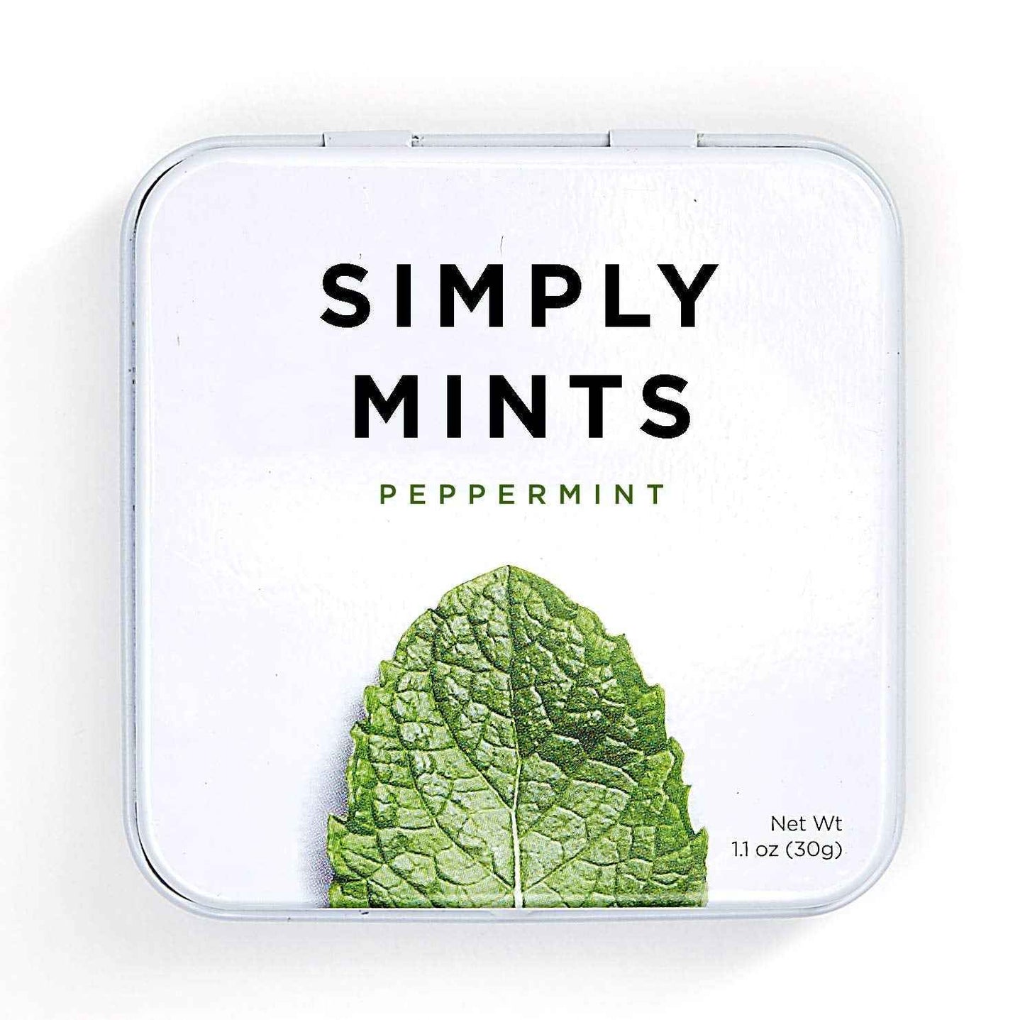 SIMPLY Mints | Peppermint Breath Mints | Uncluttered Purse Essential | Reusable Metal Tin