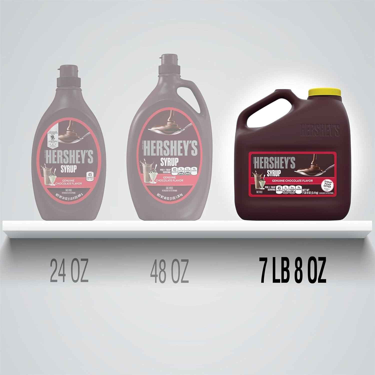 HERSHEY'S Chocolate Syrup 24 oz – Classic Branded Pantry Staple for a Cozy Breakfast Nook Aesthetic