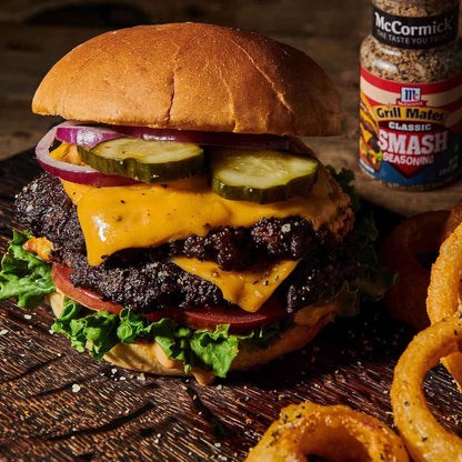 McCormick Grill Mates Classic Smash Seasoning – Backyard Patio & Deck Grilling Spice for Smash Burgers and Steaks